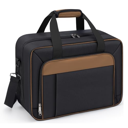 GDNasist Carrying Case Fit for PS5, Travel Thickened Protective Bag Compatible with Playstation 5 Console, Headset, PS5 Controller, Game Discs, and Gaming Accessories Brown - color: Brown