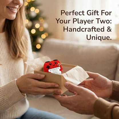 Handcrafted Crochet Game Controller Gift, Unique Husband Birthday Present, Custom for Him, Thoughtful Gaming Plushie for Men - style: for Husband