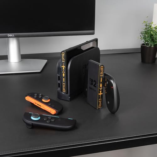 JoyCon Magnetic Dust Cover Compatible With Nintendo Switch 2 – Protective Port Covers, Dust Guard (Set of 2) (Sword) - color: Sword
