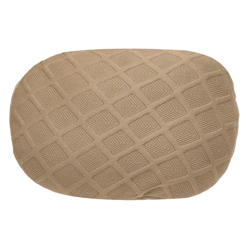 uxcell Office Chair Pillow Cover, Office Chair Headrest Attachment Mesh Removable Headrest Protector for Home Desk Computer Chairs, Khaki - color: Khaki