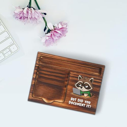 Funny IT Desk Organizer Gift, Sticky Note Holder for Developer Engineer Coworker, Office Humor Memo Pad Holder Work Desk Accessory STYW3 - style: IT Desk Organizer Gift