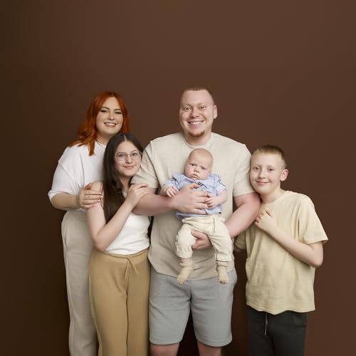 Kate Seamless Paper Backdrop Brown Seamless Backdrop Paper Rolls (106.8''x32.8' Coco Brown) - color: Coco Brown, size: 106.8''x32.8'