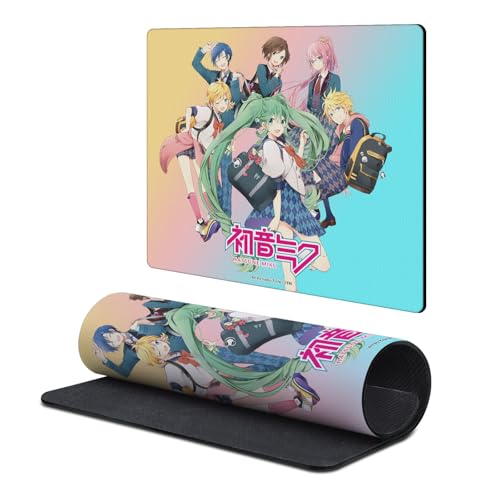 Head Case Designs Officially Licensed Hatsune Miku High School Graphics 9.84 x 11.81 x 0.12 inches (250 x 300 mm) - S Gaming Office Desk PC Keyboard Mouse Mat Pad - color: High School, size: 9.84 x 11.81 x 0.12 inches (250 x 300 mm) - S