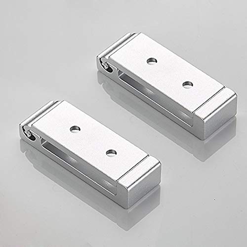 Folding Coat Hooks, 10Pcs Wall Hooks for Hanging Coat Towel Hooks Hardware Heavy Duty Aluminum Alloy Headphone Holder Hooks No Rust Wall Mounted with Screws for Bags Fitness Equipment (10Pcs-Silvery) - color: 10Pcs-Silvery