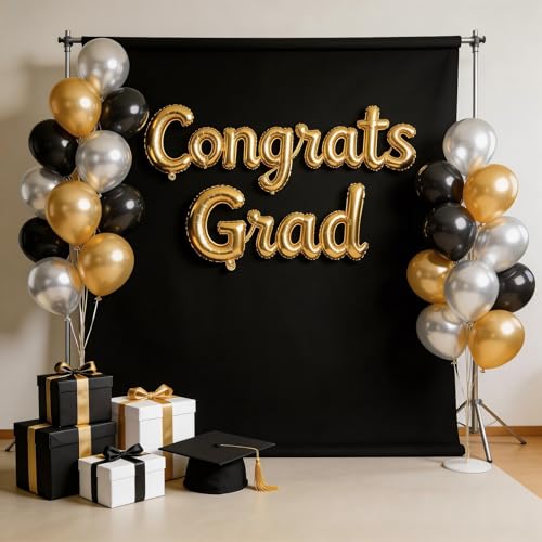 Black Photo Backdrop for Photoshoot, Black Photography Backdrop for Portraits, Fabric Background for Product Photography and Video Creation 8FTx10FT - color: Black, size: 8x10 FT
