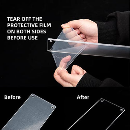 3 Steps Clear Acrylic Display Riser Cupcake Stand Display for Decoration and Organizer - size: 3 tier