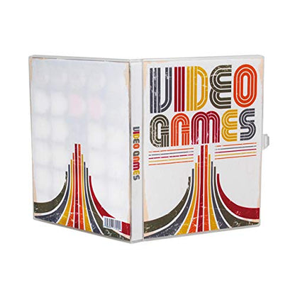 UniKeep Game Case Holder - Stores 60 Nintendo Switch Game Cartridges, Slim Travel Storage Binder Organizer with Protective Foam Insert, Snap-Lock Design - color: retro