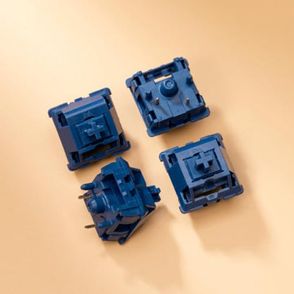OOCTPK Chilkey 35pcs Light Tactile 5-Pin Mechanical Keyboard Switches Replacement Switch, Crisp Bump with Minimal Effort, Eell-Defined Tactile Bump, Accurate Typing, Pre-Lubricated, Smooth Keystrokes - color: Light Tactile Switches-35pcs