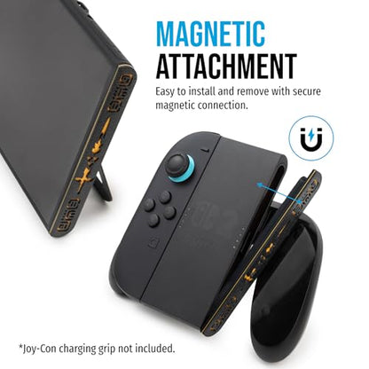 JoyCon Magnetic Dust Cover Compatible With Nintendo Switch 2 – Protective Port Covers, Dust Guard (Set of 2) (Sword) - color: Sword