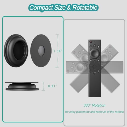 Magnetic Remote Control Holder Wall Mount, 5 Pack TV Remote Holder Wall Mount, Silicone Remote Organizer Magnetic Remote Holder for Bed, TV, Ceiling Fan and Air Conditioner (Black) - color: Black