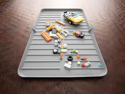 WeatherTech FlexTray - Silicone Multi-Use Protection Tray, Grey, Rectangular - color: Gray, size: 13" x 8" x 1.5"