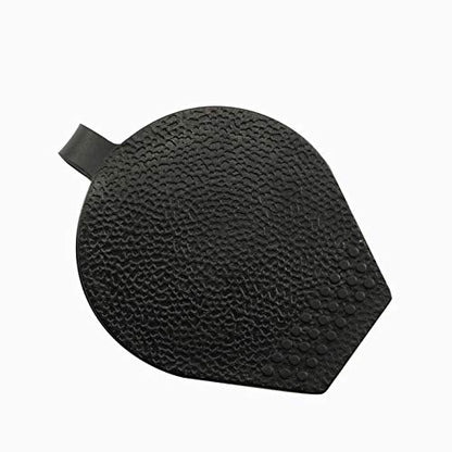 6pcs 22m Black Door Lock Dust Cover Rubber Waterproof Caps Prevent Dust, Enhance Cam Lock Life Plastic Material