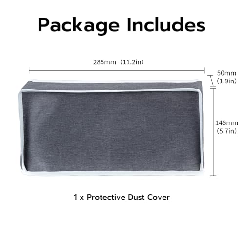 Mcbazel Dust Cover Compatible with Nintendo Switch 2 (2025), Precision Cut Anti Scratch Dust Protector Protective Case for Switch 2 Console & Charging Dock - Gray