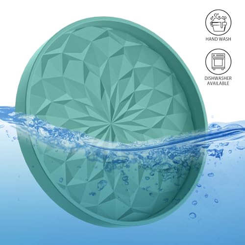 ME.FAN Car Coasters for Cup Holders [4 Pack] - 2.75in Silicone Auto Mug Mats - Universal Non-Slip Recessed Car Interior Accessories Teal Blue - color: 4pack-teal Blue