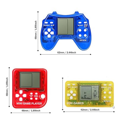 Video Game Party Favors, Mini Game Keychain Arcade party favors Birthday Supplies, Party Supplies for Boys and Girls 18PCS - style: 18PCS