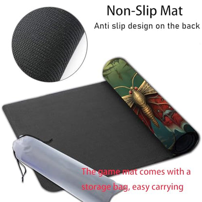 MTG Playmat, Smooth Surface Game Play Pad MTG TCG 24 x 14 inch with Storage Bag, Non-Slip Mouse Pad Card Fighting Game, Mechanical Adjustment - color: Mechanical Adjustment