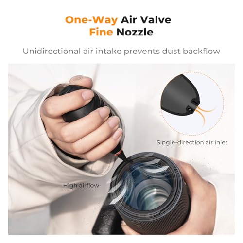 K&F Concept Soft Tip Air Blower Rubber Bulb Air Pump Dust Blower | Strong airflow and safe silicone won't scratch lenses. Compact, portable and versatile for multiple devices