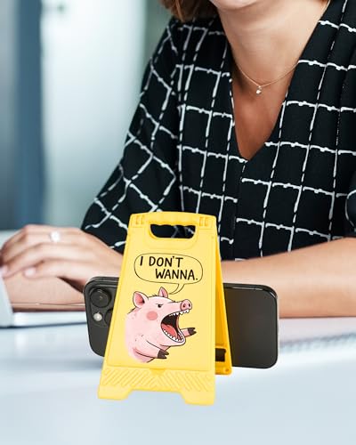 Funny Desk Shelf Decor, Don Wanna Mini Desk Sign | Don Wanna Sign, Funny Shelf Sign, Home Office Decor, Mini Desk Sign - style: I Don't Wanna