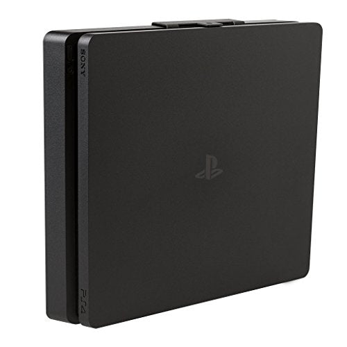 HIDEit Mounts PS4 Slim Wall Mount – Steel PS4 Mount Kit for Secure Fit & Proper Airflow – Behind or Near TV– Patented by American Gaming Mount Pioneer Since 2009 – Not for PS4 Pro & Original - color: PS4 Slim