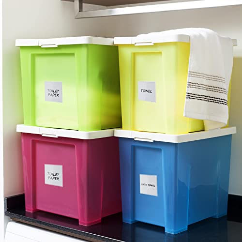 30 Pack Self-Adhesive Index Card Pockets with Top Open for Loading - Ideal Index Card Holder for Organizing and Protecting - Crystal Clear Plastic(6 x 6 Inches) - size: 6 x 6 Inches