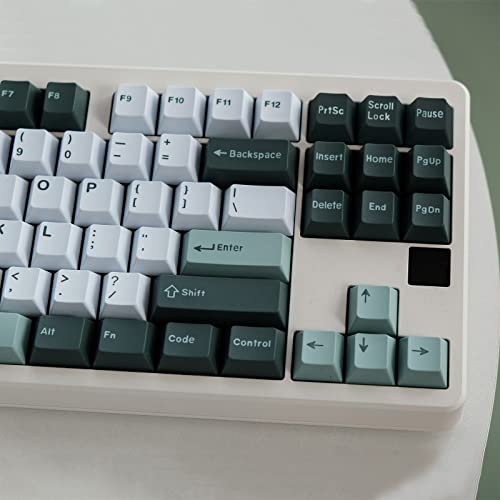 Sumgsn 163 Keys Doubleshot Keycaps Cherry Profile Botanical Keycaps Set Fit for 61/64187/104/108 Cherry Mx Switches Mechanical Keyboard - color: Botanical Keycaps