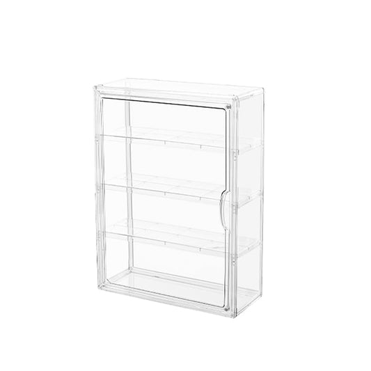 BOHOIDEE 4 Tiers Clear Display Case for Figures, Acrylic Storage Organizers Box with Magnetic Door, Wall-Mounted Dustproof Showcase for Collectibles Action Figure(1PACK, Wall-Mounted Extra Large) - size: Wall-Mounted Extra Large