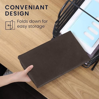 kwmobile Dust Cover Compatible with HP DeskJet 2755e / DeskJet 2720e / 2710e / 2820e / 2721e - Printer Case - Fabric Protector Cover - Chocolate - color: Chocolate