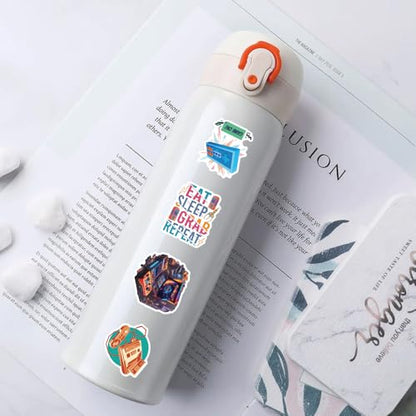 100Pcs Video Game Stickers, Multicolor Vinyl Waterproof Gaming Stickers for Boys, Teens, Men, Adults - style: Gaming Stickers