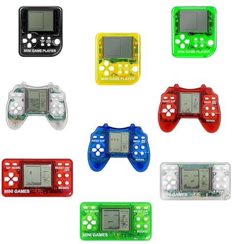 9PCS Video Game Party Favors for Kids, Mini Game Keychain Arcade party favors Birthday Supplies, Party Supplies for Boys and Girls - style: 9PCS