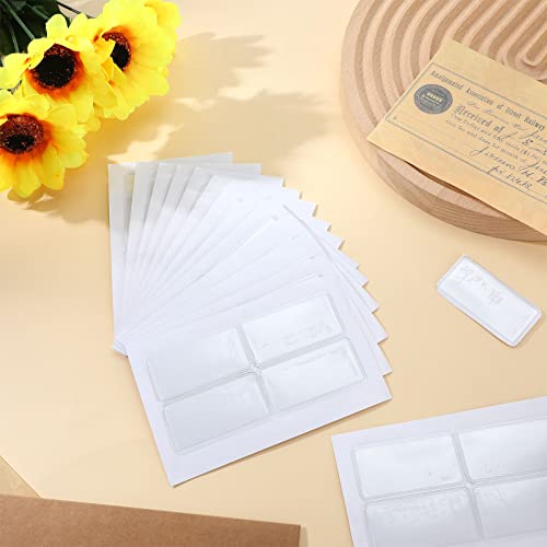 Jeyiour 100 Pcs Label Holders Adhesive Nameplate Pockets Storage Bin Labels Index Card Holder Shelf Plastic Peel Stick for Classroom Supermarket Bookshelf Library Student Box Drawer (2 x 1 Inch) - size: 2 x 1 Inch