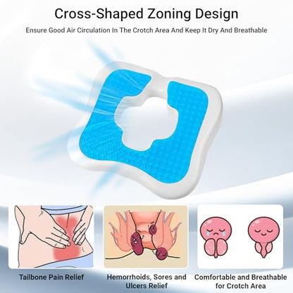 Bed Sore Cushion for buff & Wheelchair Cushion for Bedsores Prevention - Pain Relief for the Bedridden and Elderly- hemorrhoids treatment, Sciatica, Pressure Sores, Prostate Pillow, Coccyx, Post Natal