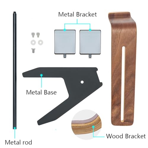 Controller Stand and Headphone Stand, Creative Wooden Controller Holder for Game Room Décor, Controller Stand for Desk, Fit Xbox, PS4, PS5