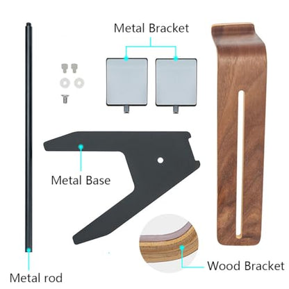 Controller Stand and Headphone Stand, Creative Wooden Controller Holder for Game Room Décor, Controller Stand for Desk, Fit Xbox, PS4, PS5