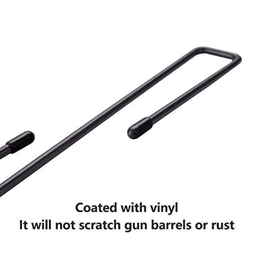 Adoreal 10 PCS Gun Rack, Pistol Rack for Gun Safe Shelf or Stack On Gun Cabinet, Gun Safe Accessory, Handgun Hanger Pistol Organizer for Display, Gifts for Hunters - style: 10 pack