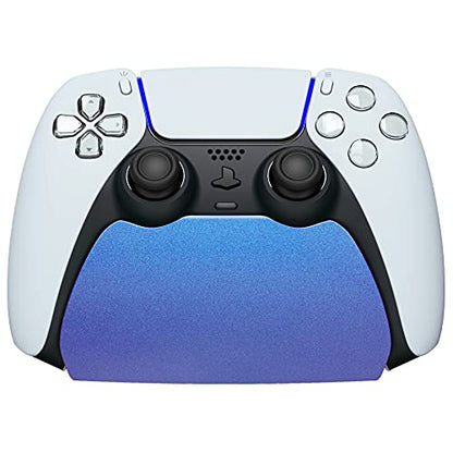 playvital Chameleon Purple Blue Controller Display Stand for ps5, Gamepad Accessories Desk Holder for ps5 Controller with Rubber Pads - color: Chameleon Purple Blue