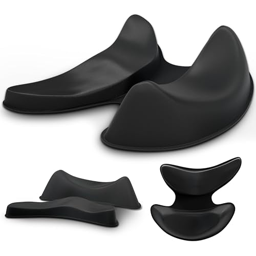 GlideX r2.0 Ergonomic Mouse Wrist Rest – Compact Sliding Wrist Pad with Low Profile Design for Desk Laptop Travel, Fits Small to Medium Hands (Black) - color: Black