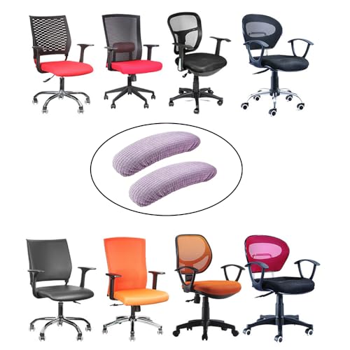 Pair Office Chair Armrest Covers Universal Stretchable Arm Rest Covers for Office Desk Chairs Ergonomic PC Desk Chair with Wheels High Back Big and Tall Computer Chairs Gaming Seat