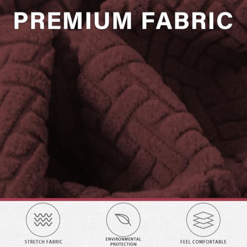 1 Pair Office Chair Armrest Covers Stretch Jacquard Computer Chair Arm Pad Covers Removable Arm Slipcovers Protectors for Office Computer, Desk, Gaming Chairs Brown - color: Brown, size: 1 Pair