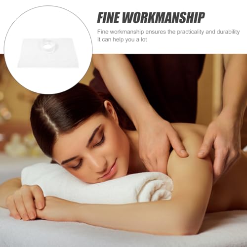 Ciieeo Spa Bed Cover with Hole 10Pcs Disposable Massage Cloth Set for Beauty Salon Spa Massage Table Comfortable Breathable Satin Fabric 31.49X19.68In