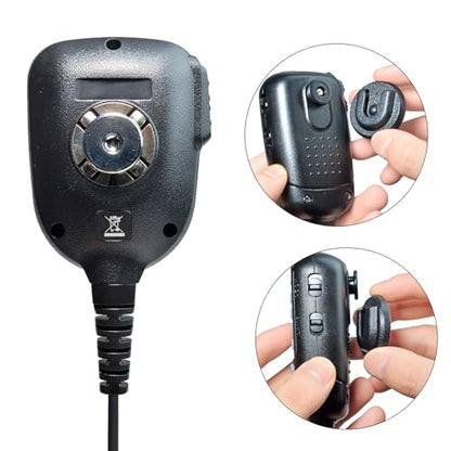 UAYESOK Universal Ham CB Radio Mic Hanger Clip Mount Hook (1 Pack), Mobile Radio Speaker Mic Holder, Portable Car Vehicle Truck Holding Clip for Kenwood Motorola QYT Mobile Transceiver Mic - style: 1 Pack