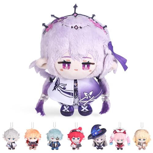 UTIEHD Anime Game HSR Character Keychain Pendant, 4 Inch Collectible Figure for Backpacks Bags and Keys for Fans - color: Castorice