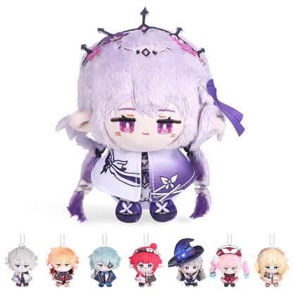 UTIEHD Anime Game HSR Character Keychain Pendant, 4 Inch Collectible Figure for Backpacks Bags and Keys for Fans - color: Castorice