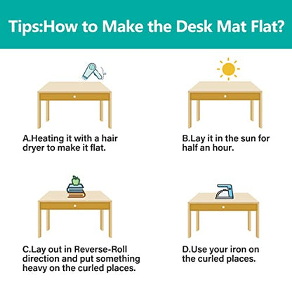 12x54 Inch Clear PVC Table Cover Protector Rectangle Vinyl Table Pad Cover Desk Blotter Mats on Top of End Bedside Table Night Stand Office Desk Dining Coffee Table Easy Clean Non-Slip - color: New Clear 1.5mm, size: 12 X 54 Inches
