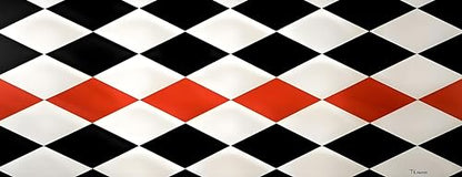 Large Gaming Mouse pad,Checkerboard High Contrast Anti Slip Rubber Base Mouse pad, Suitable for Computer, Laptop, Office Desk Accessories - color: Checkerboard High Contrast