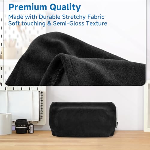 Dust Cover Compatible with Nintendo Switch 2 Console & Dock | Stretch Fabric Dust Guard Sleeve, Anti Scratch Protector for Switch 2 Console with Charging Dock, Black, Dust Cover Only