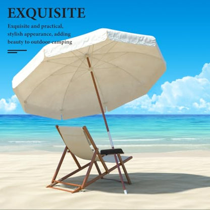 SUPVOX Foldable Chair Armrest Pads Pair Soft Elbow Cushion Replacement for Outdoor Camping Beach Chairs and Balcony Seating Comfortable Armrest Support