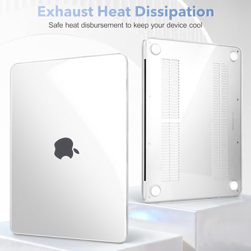 May Chen for MacBook Neo 13 inch Liquid Retina Display ((2026 Release A3404), Slim & Lightweight Protective Case with Screen Protector&Keyboard Cover&Dust Plug, Crystal Clear - color: Crystal Clear