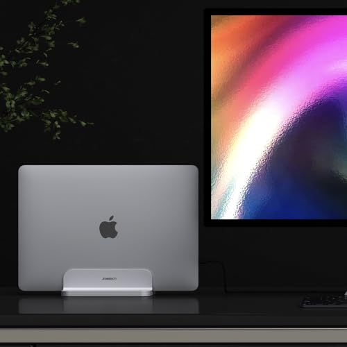 JOKItech Aluminum Laptop Stand, Sturdy and Adjustable, Compatible with Apple MacBook Pro/Air, Mac Mini, iPad Pro, Silver - color: Silver