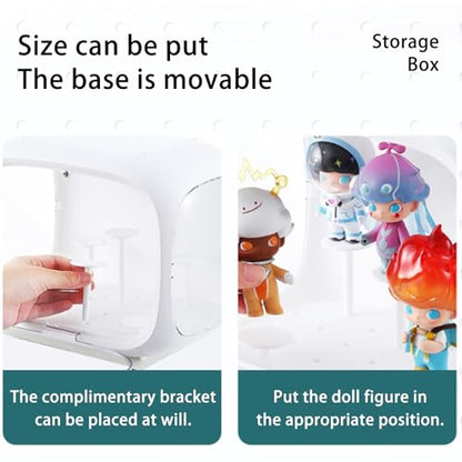 Blind Box Wall-Mounted Display Cabinet (White) - size: White