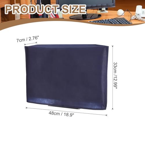 PATIKIL Computer Dust Cover, 19" Monitor Dust Protection Dustproof Cover Case for Desktop PC CPU Protector - 1Pcs (Blue) - size: 19"